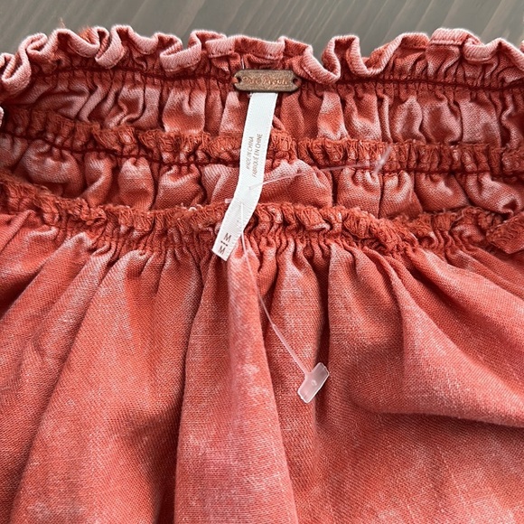 Free People Ainsley Denim Top - Picture 6 of 6